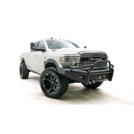 Fab Fours 19-C RAM 2500/3500 NEW BODY STYLE BLACK STEEL ELITE FRONT BUMPER W/ FU DR19-Q4460-1